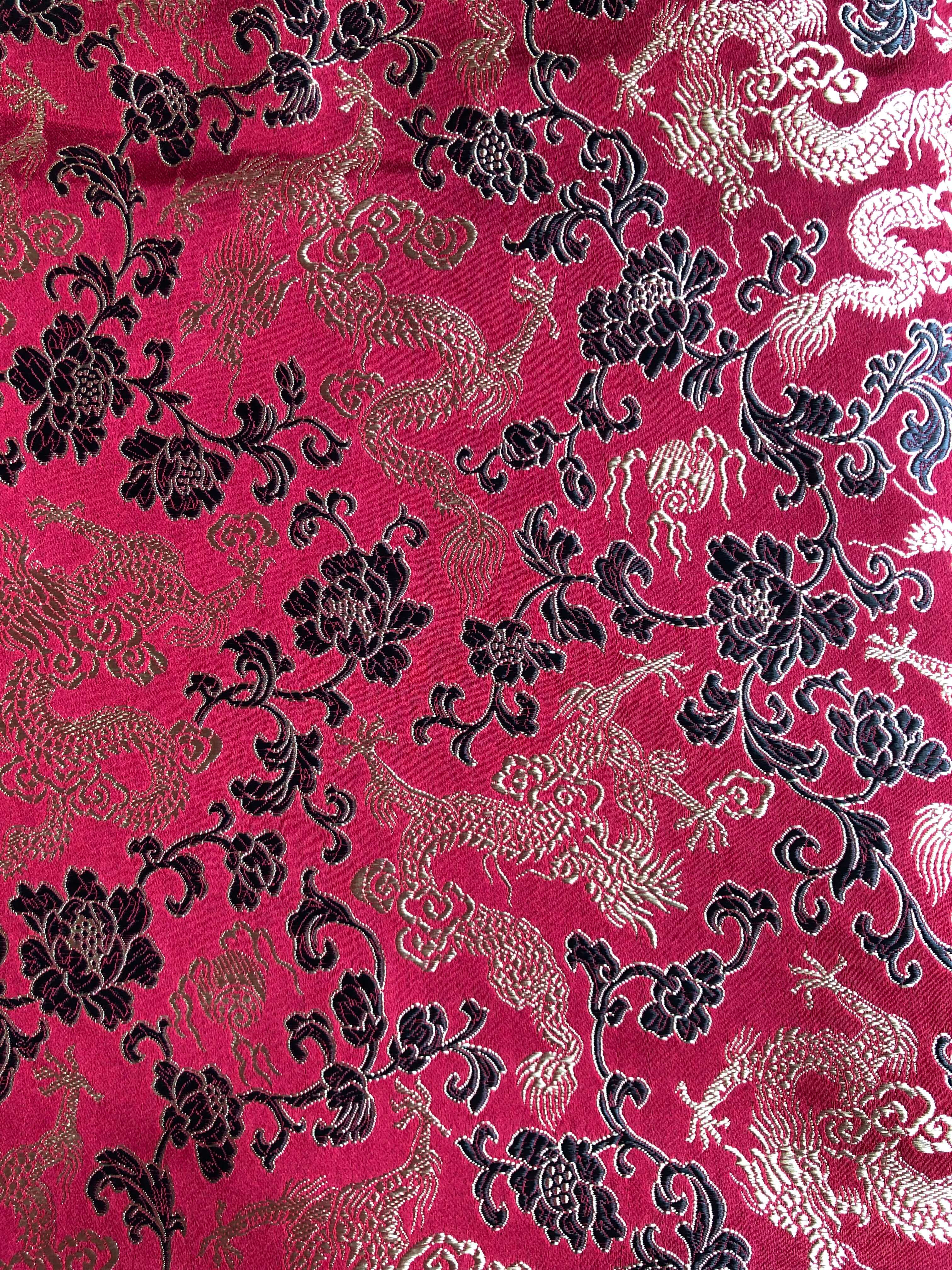 New out-made brocade brocade fabric DIY multicolored patterned optional bird cage heaven and earth shed