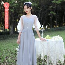 Piano performance dress for female high school students Simple recital creative engagement Piano performance dress for female high school students