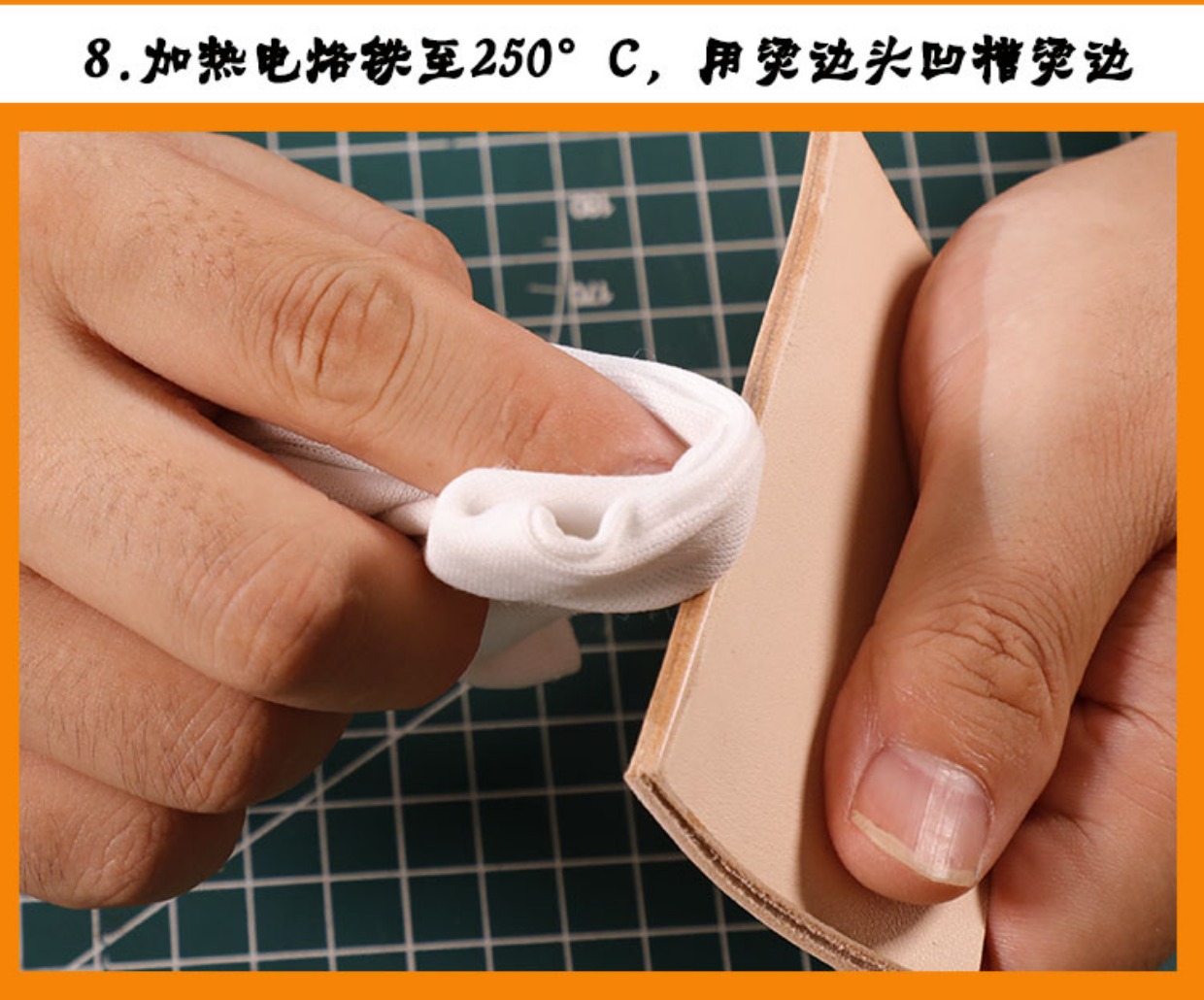 da và da da cụ chà nhám tay diy Cạnh mài đánh bóng sáp sáp sáp sáp Columbus viền - Công cụ & vật liệu may DIY nút áo kim loại