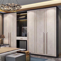 Custom Wardrobe Modern Light Lavish Atmosphere Insert Gold Wire Long Cabinet Door Cabinet Bookcase Wine Cabinet Cabinet Background Wall Exhibition Cabinet