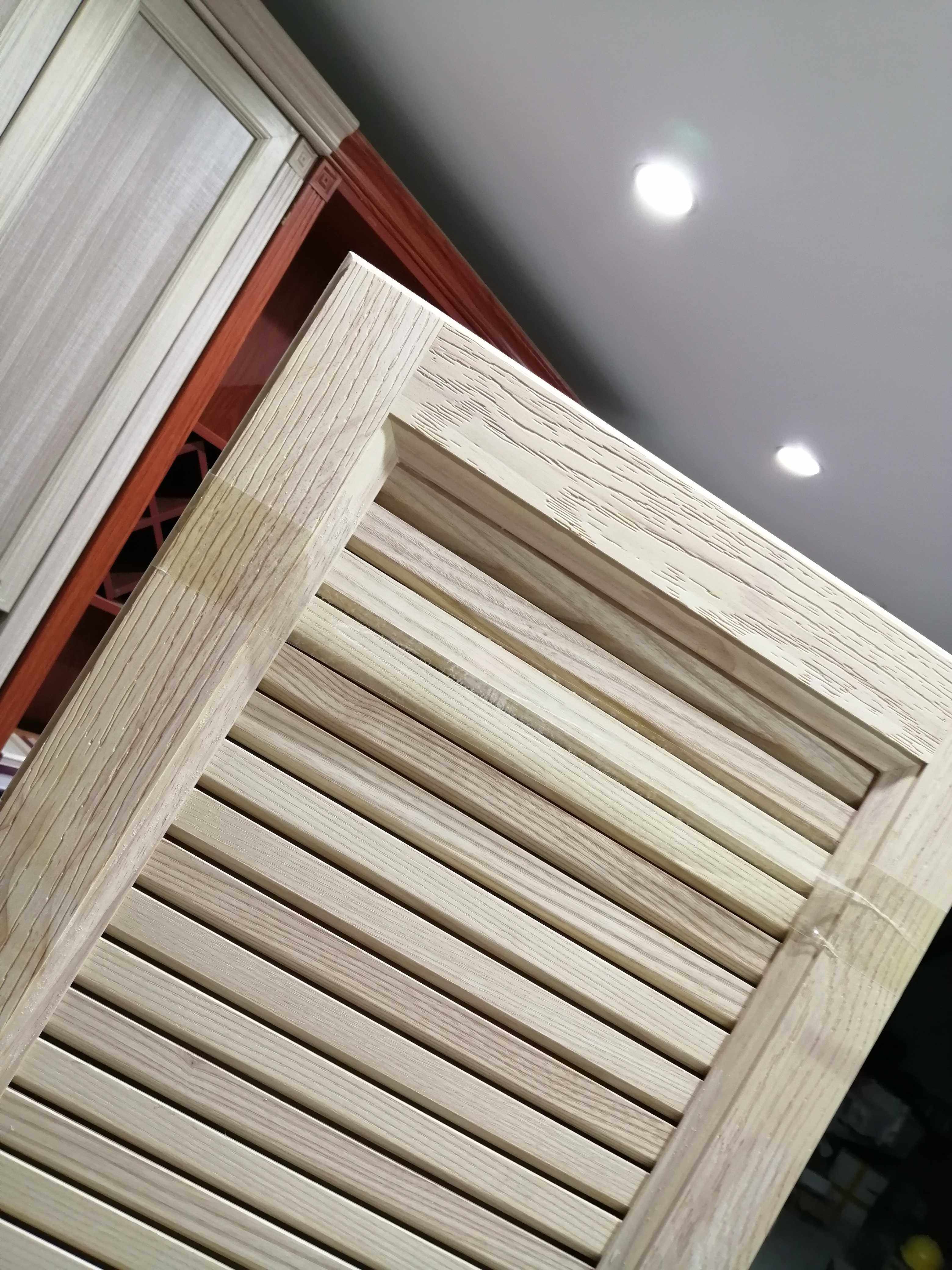 Custom shoe cabinet breathable solid wood shutter door overall cabinet rubber wood buffoolu white wood blank white blank unpainted