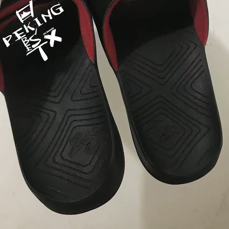Summer AA2517-003 JORDAN 14 LAST SHOOT Dép thể thao AJ14 Đen Đỏ Joe 14 Dép dép zara