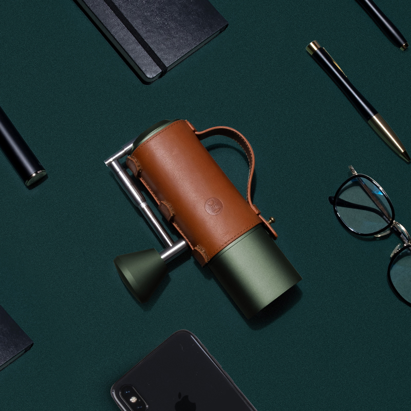 Taimo Chestnut X Coffee Grinder Special Leather Case, First Layer Cowhide Taimo Chestnut X Coffee Grinder Special Leather Case, First Layer Cowhide