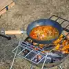 Player equipment Korean ORIGIN MINIMAL WORKS BLACK WAR WOK MOUNTAINEERING HIKING CAMPING SELF-DRIVING
