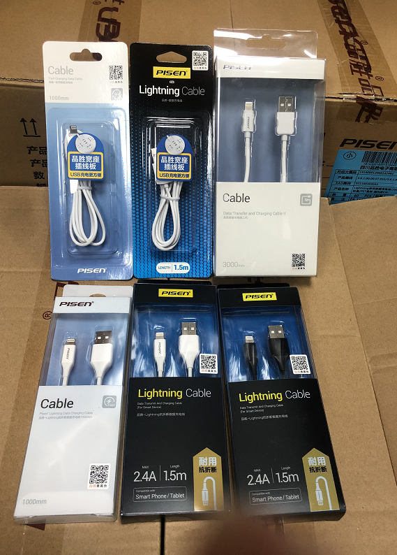 Pint winning i6 data line 8 I5 lengthened 5s mobile phone 7Plus charging wire machine i6 Five-six air x mini ipad