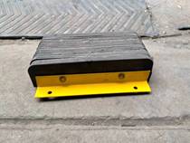 Anti-collision block rubber-sheet angle iron anti-collision strip pier marine D type rubber fender D150 solid protective side