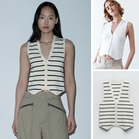 Zara, летняя трикотажная майка топ без рукавов, косплей, облегающий крой