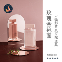 (Clearance) Creative Rose Gold Mirror Photo Prop Shooting Geometric Colorful Circle Ins Mirror Background