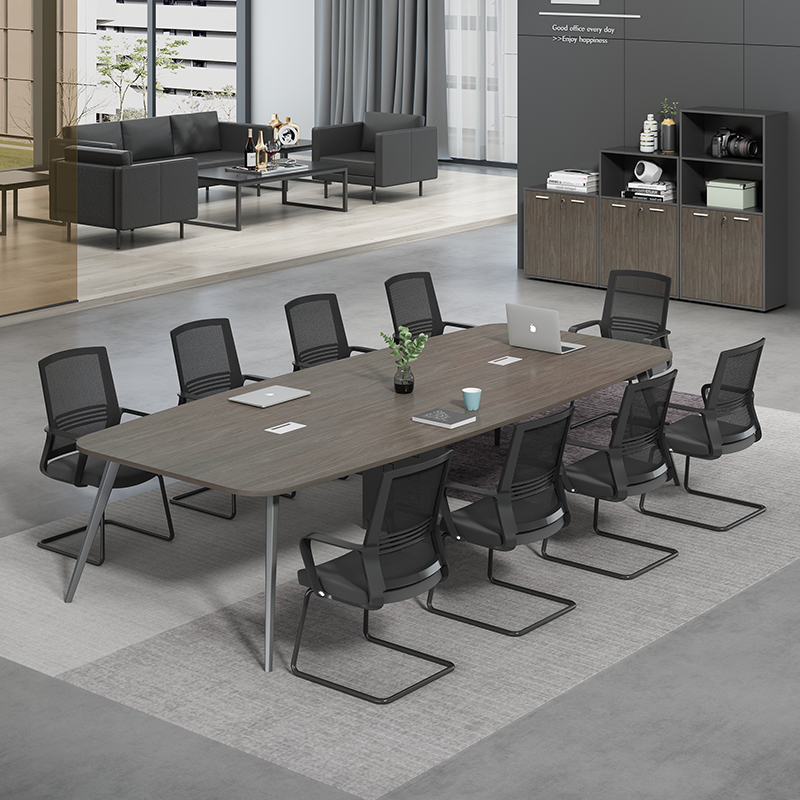 Desk reception training table conference table long table and chair combination simple modern large and small negotiation room reading table