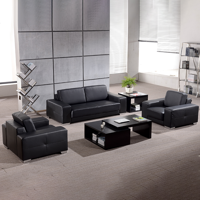 Shanghai Rongyue Office Furniture Office Sofa Reception Sofa Simple Office Sofa Business Tea Table Sofa