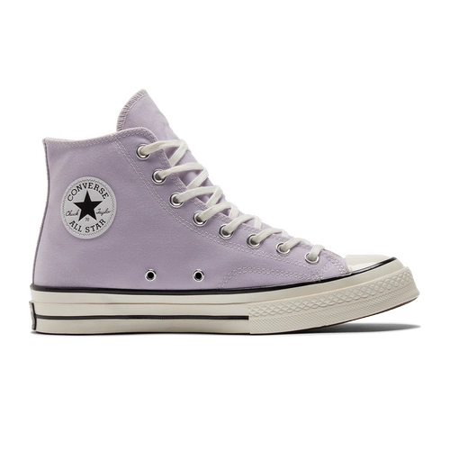 Converse, конверсы, спортивные тканевые высокие сапоги подходит для мужчин и женщин, сиреневые туфли