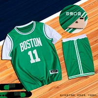 Поддельная двухсекционная сет-Celtics R11 Green#[Белый рукав]