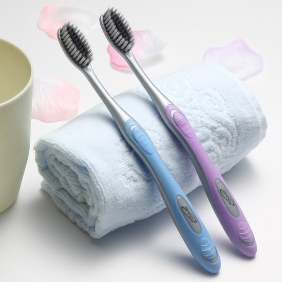 Soft-bristled toothbrush for couples at home, adult men's and women's toothbrush, ultra-fine, ultra-soft, deep cleaning oral home combination pack