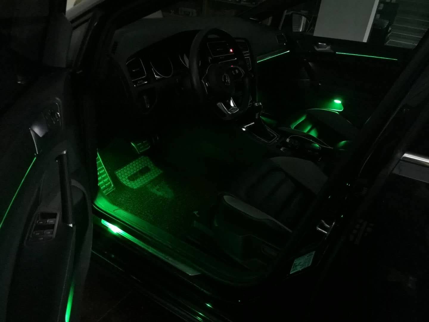 LED interior multicolor atmosphere lamp ambient light footwell light