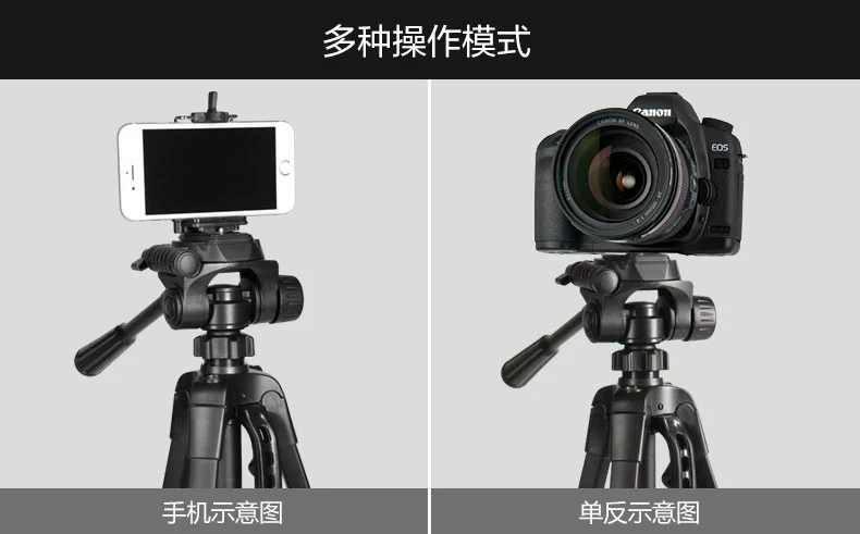 3520 người giữ điện thoại Weifeng chân máy Canon SLR máy ảnh kỹ thuật số 600D70D60D700D chân - Phụ kiện máy ảnh DSLR / đơn