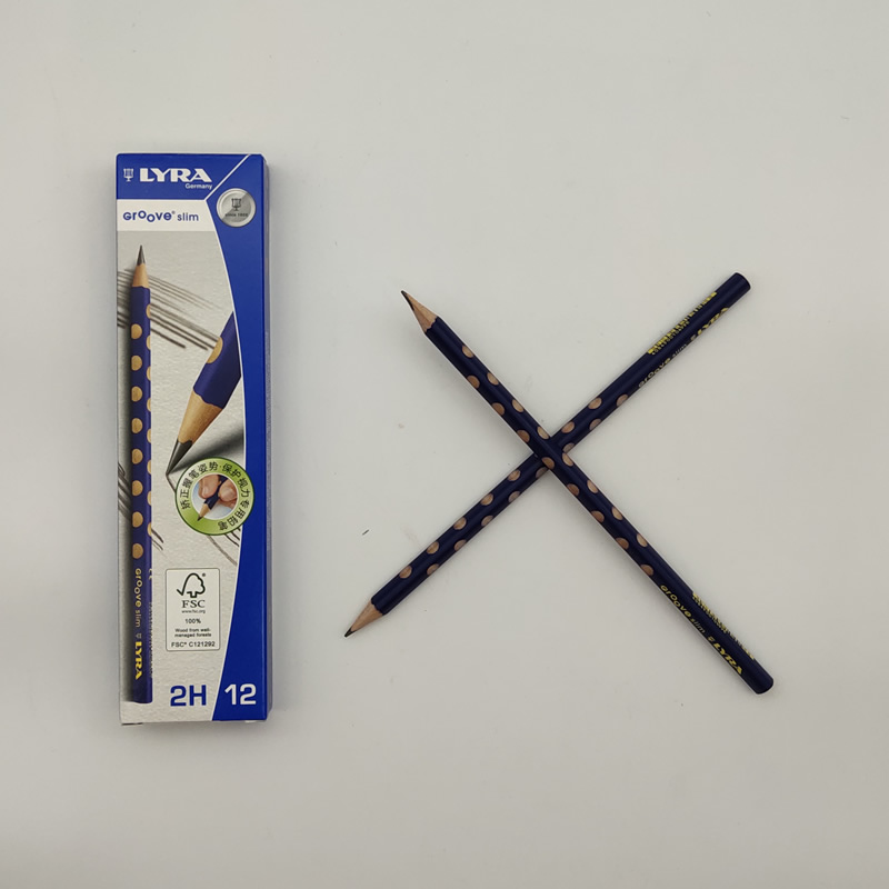 German LYRA Art Japing Hole Pencil HB Correction Grip Pupil Triangle Rod 2H Non-toxic Children Pencil