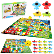 Parent-child game children's game mat stereo flying chess climbing mat game mat desktop large flying chess gift