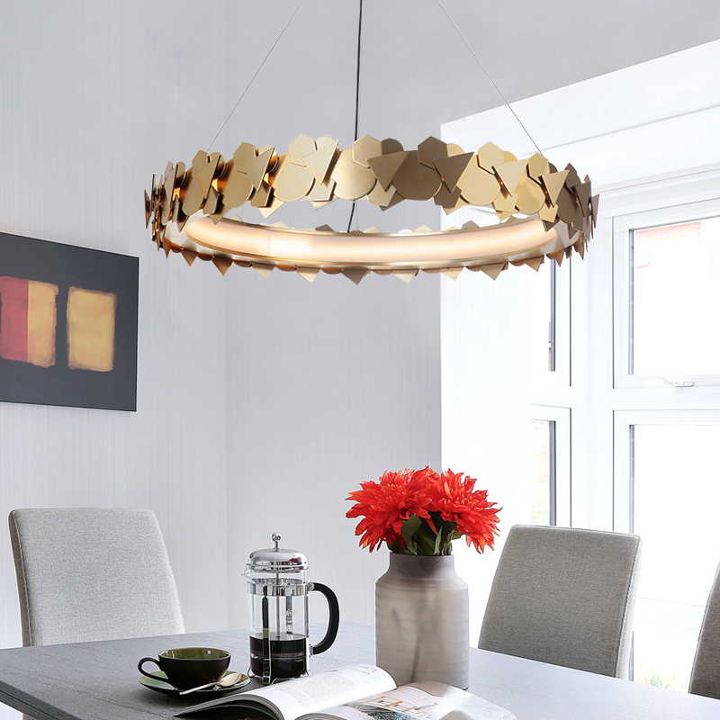 Nordic postmodern dining room chandelier living room light luxury minimalist bedroom study model room designer chandelier