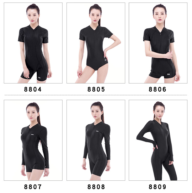 Da cá mập mới không thấm nước và khô nhanh võ sĩ Xiêm năm quần đào tạo thể thao chuyên nghiệp quần ngắn tay bơi nữ mẫu áo tắm liền thân đẹp