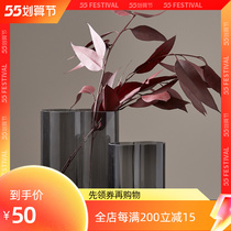 Dry Flowers Small Bouquet Real Flowers American Flowers Glass Vases Nordic Flower Arrangement Decorations Ugali Leaf Full Of Stars