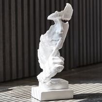 Minimalist home pendulum Resin Face Mask Face Mask Adornment European-style Wine Cabinet Living-room Creative Bookcase Furnishing