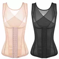 Ting Mei Weiman quần áo trên eo bụng cơ thể vest sau sinh cơ thể định hình ràng buộc corset đồ lót áo vest áo gen bụng chất thun co giãn