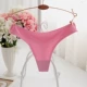 Peach Cup One Piece Thong underwear Low eo Thong Women T Quần Màu sắc mượt mà không có dấu vết gợi cảm