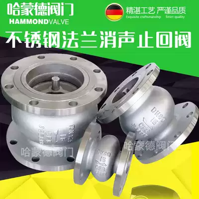 Stainless steel 304 316 flange silencing silencing check valve HC41X-16PDN40 65 80 100 150
