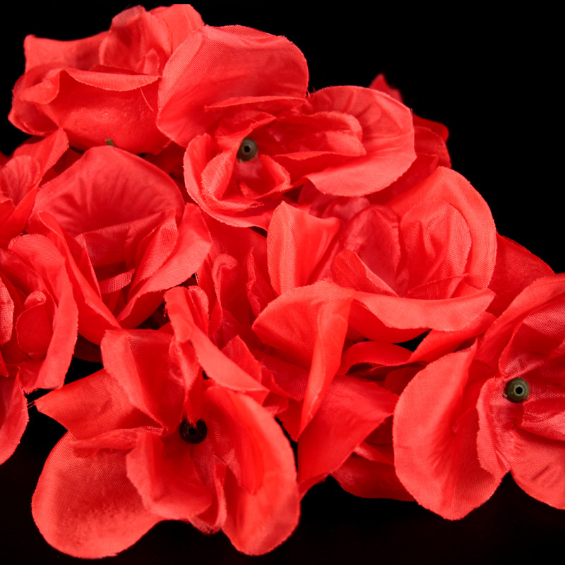 Simulation rose flower high simulation rose cloth art romantic set props 5 yuan 50 roses