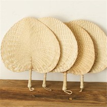 Multi-bushel summer mens handmade old-fashioned Chinese wind rice dumplings Leaf Plantain Fan retro Grass-style mosquito repellent fan