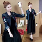 2018 xuân mới áo khoác denim nữ áo khoác ngắn Hàn Quốc mùa xuân và áo khoác mùa thu nữ