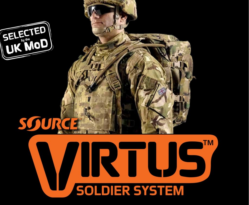 British Virtus Virus single soldier system core component DWD support waist seal dynamic backburst adjustment