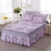 Bedspread giường ngủ váy bìa trong một mảnh 1,5m 1,8 m giường ngủ Hàn giường công chúa váy lô hội vận chuyển toàn bộ bông - Váy Petti Váy Petti