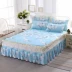 Bedspread giường ngủ váy bìa trong một mảnh 1,5m 1,8 m giường ngủ Hàn giường công chúa váy lô hội vận chuyển toàn bộ bông - Váy Petti Váy Petti