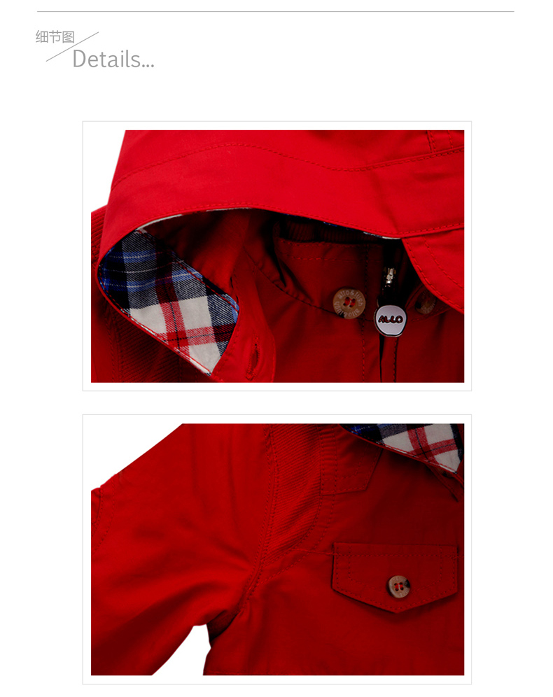 Veste pour garcon ALLOLUGH en Toile de coton - Ref 2159242 Image 14