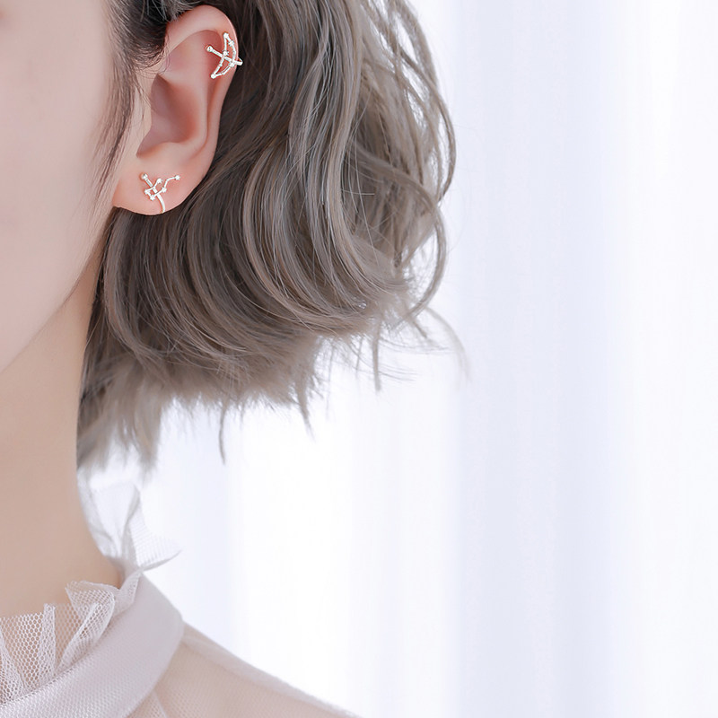 Miss Z Miss twelve Constellation Ear Clip Woman No earrings Earrings Ear pin No ear clip Ear Clip Female Summer Ear Clip