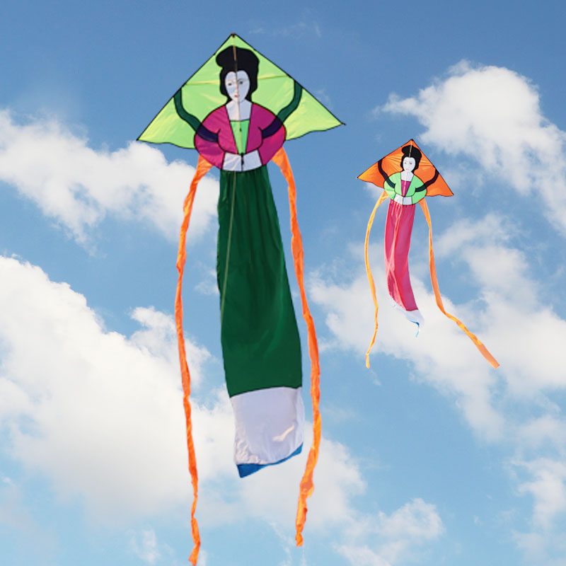Jia Yuanfeng Kite's New Fairy Triangle Chang'e Floating Band Smooth 1 55 m * 5 m