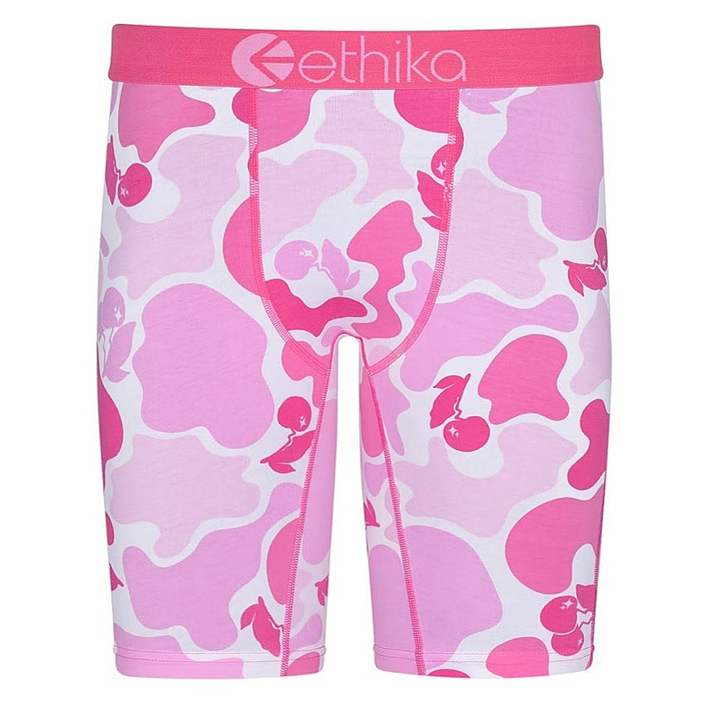 Ethika Men's Pink Sports Underwear, Ice Silk Sports Hip-Hop American Style Seamless Men's Boxer Shorts Ethika Men's Pink Sports Underwear, Ice Silk Sports Hip-Hop American Style Seamless Men's Boxer Shorts