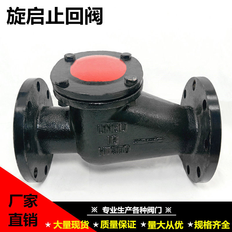H44T-10 cast iron screw-opening check valve flange check valve screwup check valve DN40-400