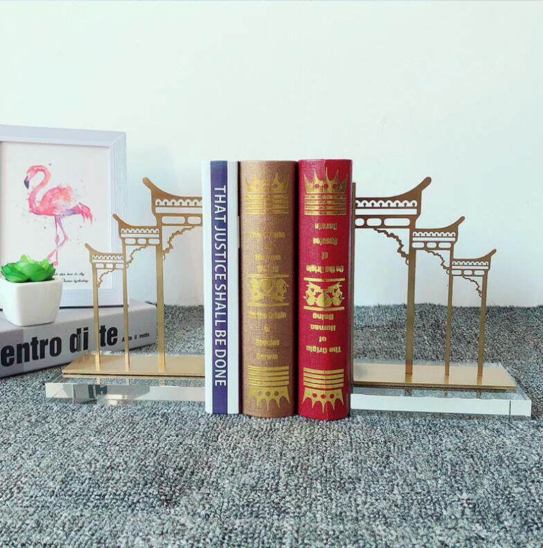 Creative Chinese Retro Simple Office Book Stand Book By Clips Student Bookstopper Home Decent Board Room Adornment Swing Piece-Taobao