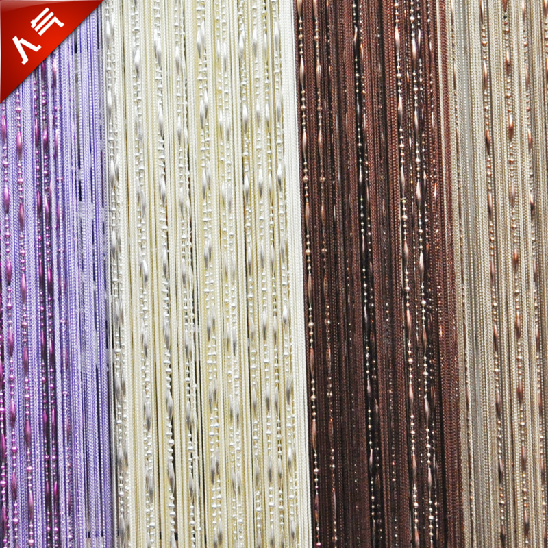 Add coarse chain drop bead wire Curtain Door Curtain hanging curtain Guan Guan Partition Window Bed Curtain Hotel Decoration Shop Styling Curtain