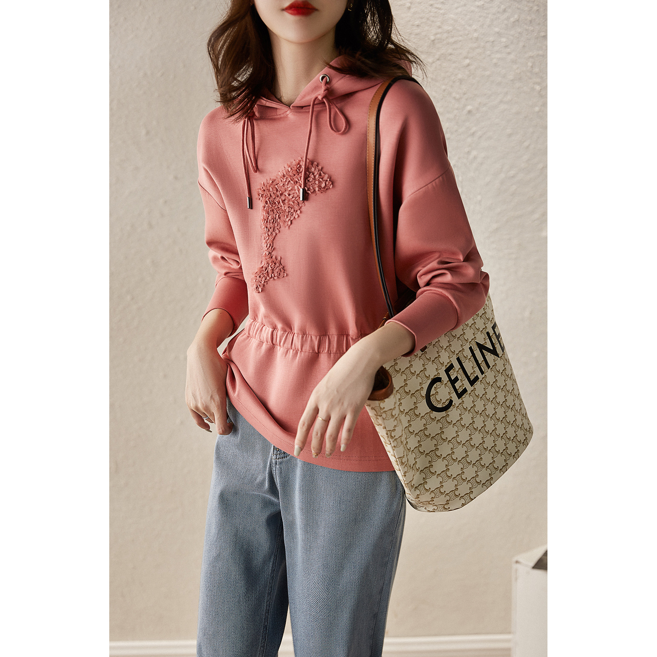 Foreign Pie Reduction Meritocratic Embroidery Solid Dolphin Pattern Necropolis Cotton Collection Waist Skirt Hem Style ELWY45915