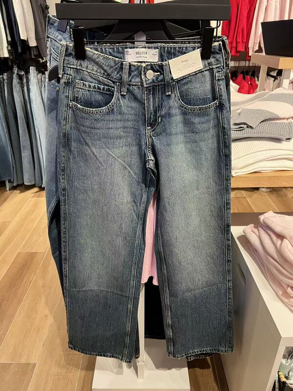 Hollister Little Seagull Women's Low-Rise Baggy Jeans
