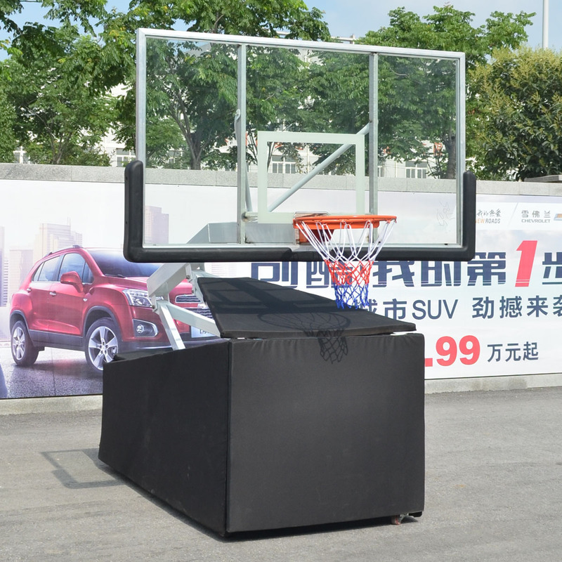 Sba305 National Standard Size Basketball Hoop, Movable and Foldable, Standard Height Basketball Stand, Adult Dunkable