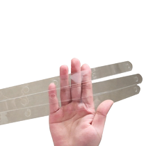 Clothing store tops and pants womens clothes hanger connection strip thickened leather strip clothes suit link strip transparent plastic