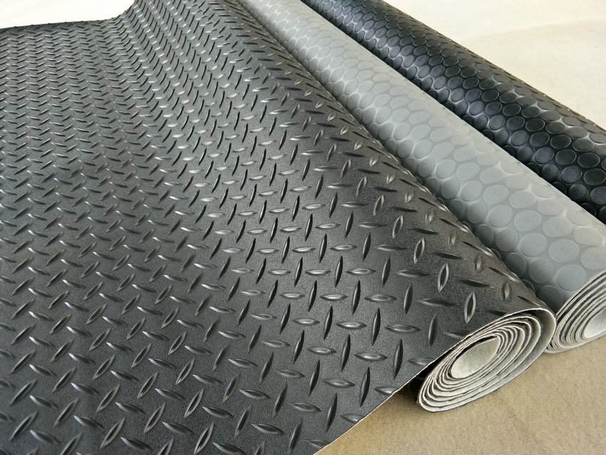 PVC cộng với nhung dày xe thảm chống trượt chống trượt chống trượt cuộn nhựa thảm hành lang thang máy thảm - Thảm sàn xốp lót sàn cho bé