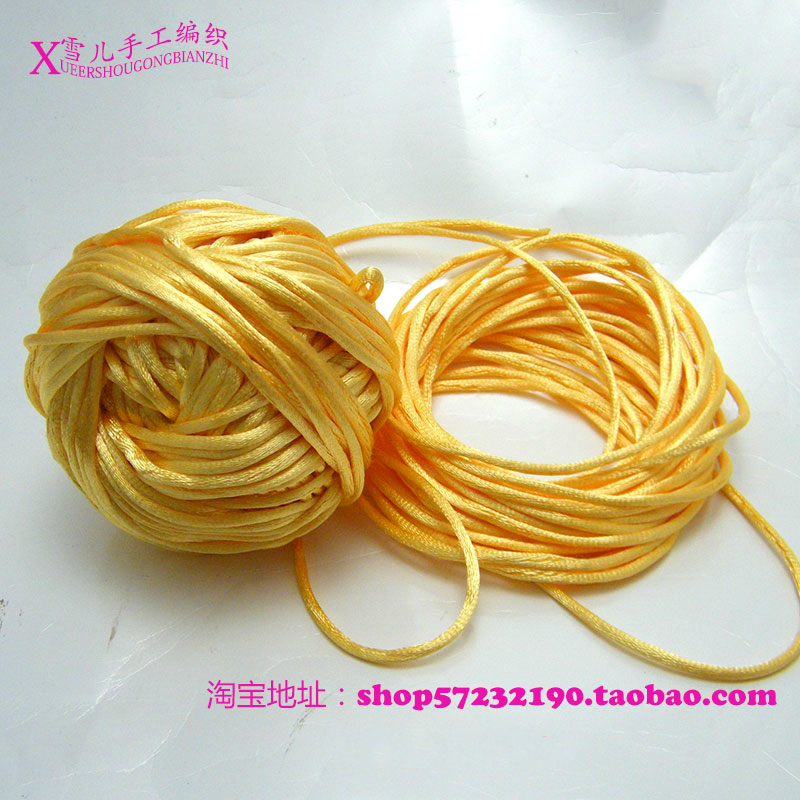 Cher đan tay đan túi kéo tay và chuỗi vòng cổ Trung Quốc dây thắt nút phụ kiện Hàn Quốc bằng lụa băng - Vòng chân lắc chân nữ phong thủy