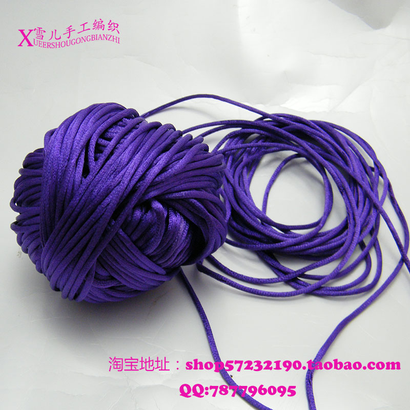 Cher đan tay đan túi kéo tay và chuỗi vòng cổ Trung Quốc dây thắt nút phụ kiện Hàn Quốc bằng lụa băng - Vòng chân lắc chân nữ phong thủy