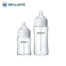 【贝立安】玻璃奶瓶宽口径防爆防摔