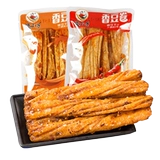 傻小子 Рулет из сладкой фасоли, 250 г, сушеный тофу с кожей, барбекю, острые, пряные чипсы, повседневные закуски, острые закуски